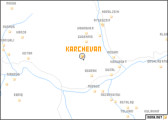 map of Karchevan