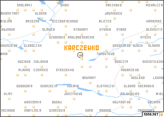 map of Karczewko