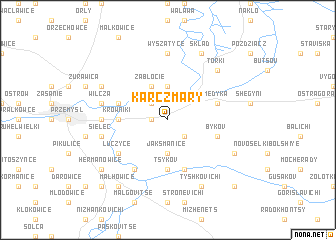 map of Karczmary