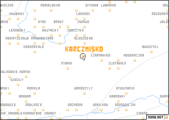 map of Karczmisko