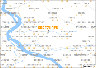 map of Karczunek