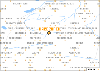 map of Karczunek