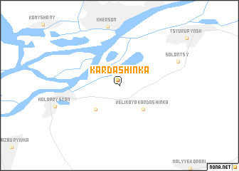 map of Kardashinka