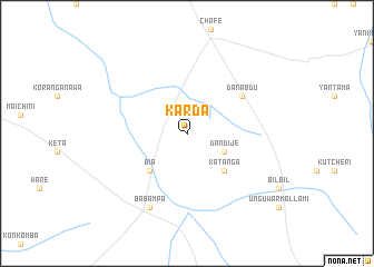 map of Karda