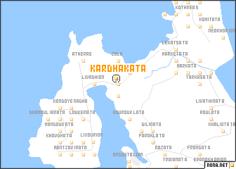 map of Kardhakáta