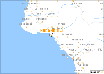 map of Kardhamíli