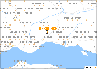 map of Kardhára