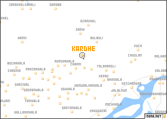 map of Kardhe