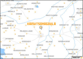 map of Karditsomagoúla