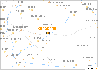 map of Kard Karāwī