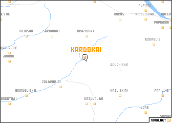 map of Kardokai