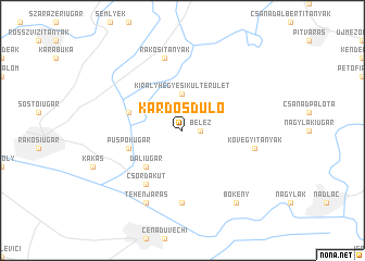 map of Kardosdůlő