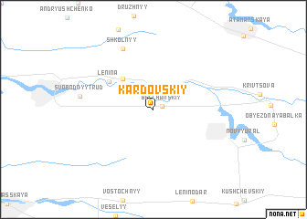 map of Kardovskiy