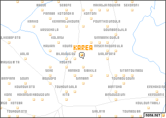 map of Karéa