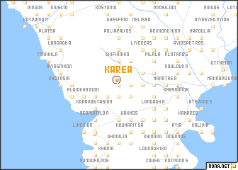 map of Karéa