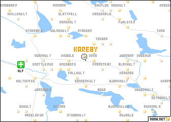 map of Käreby