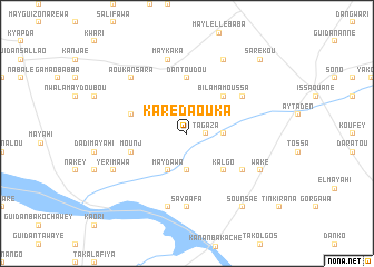 map of Karé Daouka