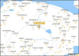 map of Kareda