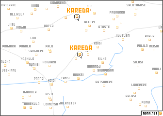 map of Kareda