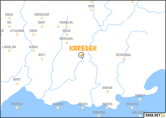 map of Karedek