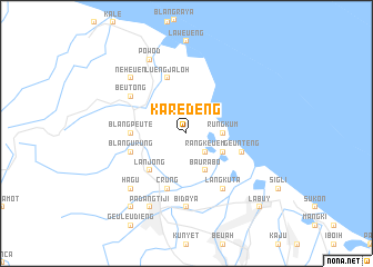 map of Karedeng