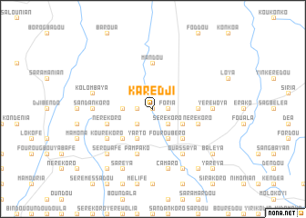 map of Karedji