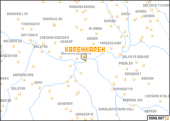 map of Kareh Kareh