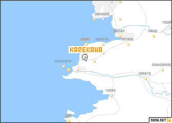 map of Karekawa