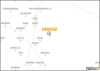 map of Karékui