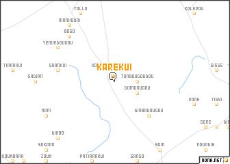 map of Karékui