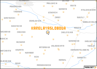 map of Karelaya Sloboda