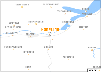 map of Karelino