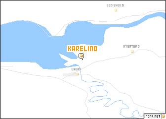 map of Karelino