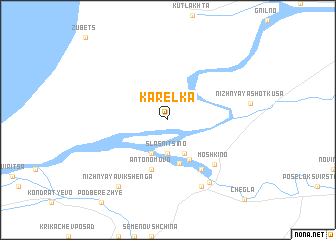 map of Karelka