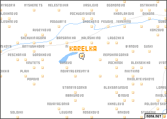 map of Karelka