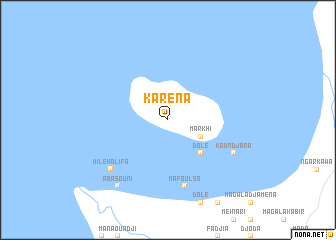 map of Karéna