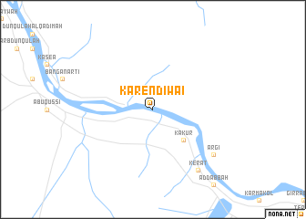 map of Karendiwai