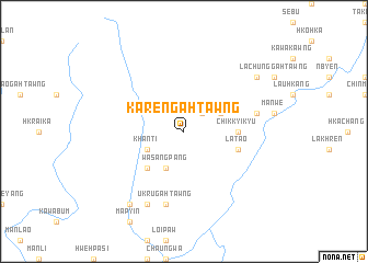 map of Karengahtawng