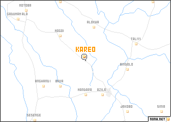 map of Kareo