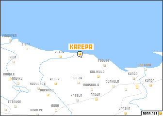 map of Karepa