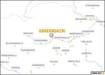 map of Kare Raghzai