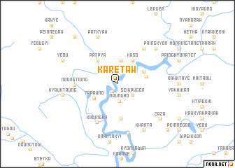 map of Karētaw