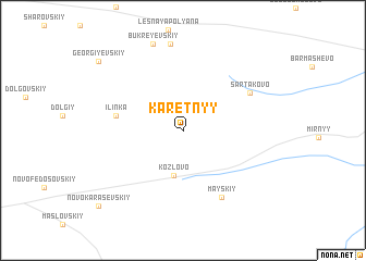 map of Karetnyy