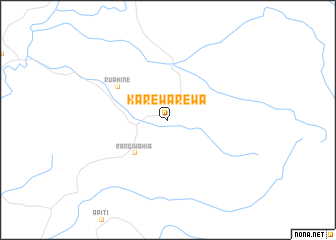 map of Karewarewa