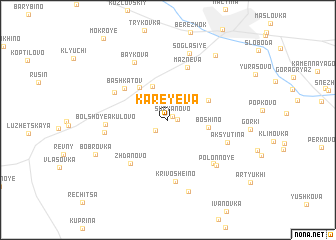 map of Kareyeva