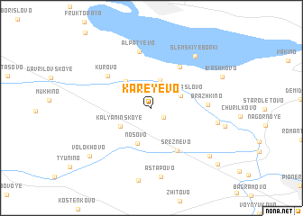 map of Kareyevo