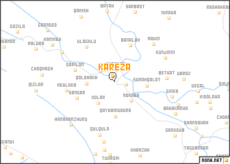 map of Kārēza