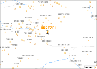 map of Kārezgi