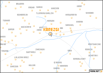 map of Kārezgi