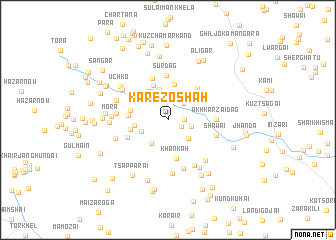 map of Karezo Shāh